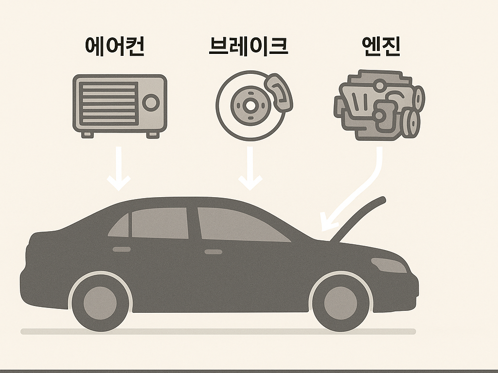 단일 책임 원칙 - 자동차 부품
